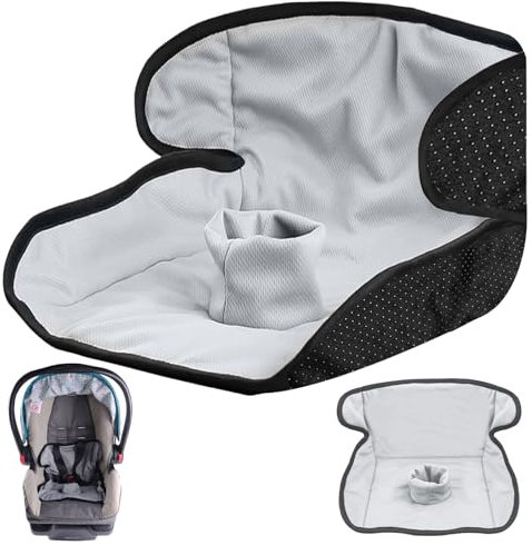Universal Kindersitz Protektor Pad für Töpfchen Kindersitzunterlage für Töpfchen Training, Windel Lecks Perfekt für Reisen Ausgehen Fit Alle Größen Bollerwagen Autositze (Grau)