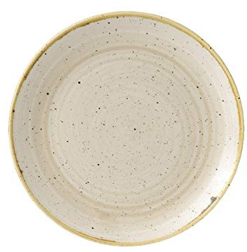 Churchill Stonecast Coupe Plate Nutmeg Cream 217mm