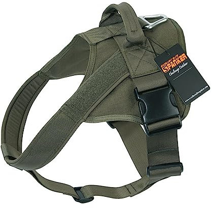 EXCELLENT ELITE SPANKER Hundegeschirr Taktisches Hundegeschirr Ausbildung Service Dog Weste Arbeiten hundegeschirr verstellbar Hund Weste Für Mittelgroße Und Große Hunde(RGN-XS)