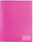 HERMA 19491 Schnellhefter A4 Transluzent Pink Rosa, 3 Stück, Sichthefter aus Kunststoff mit Beschriftungsetikett, Einstecktasche & Metallheftzunge, stabiles Plastik Schnellhefter Set für Schule & Büro