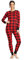 Hatley Unisex Union Suit Pyjamaset, Buffalo Plaid, 6 Jahre