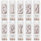 PHD CAKE 10-Count 0-9 Rose Gold Number Birthday Candles, Number One Birthday, Rose Gold Number Candles, Party Celebration, Baby Showers