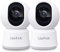 LAXIHUB 3K/5MP Telecamera WiFi Interno, PTZ Telecamera di Sorveglianza, 2,4GHz/5GHz Telecamera Cani con APP, Visione Notturna, Rilevamento Intelligente di Movimento/Suono, Audio Bidirezionale, 2PCS