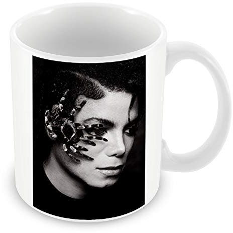 French Unicorn Tazza con scritta Michael Jackson, motivo: cantante, musica vintage