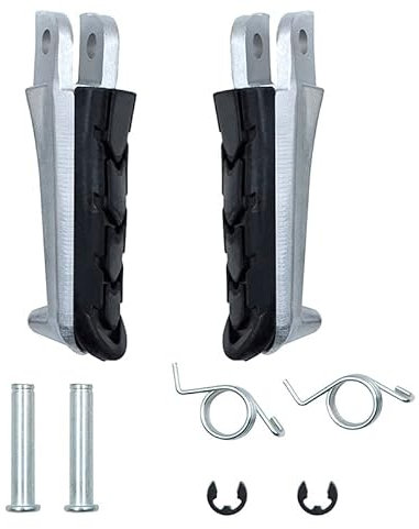 Road Passion Moto Repose Pieds à pédale Pied, Pédales Avant en Caoutchouc Compatible pour Honda CB400 CB600F CB1300 CBR600 CBR900 CBR1000F NC700 NC750 VFR800