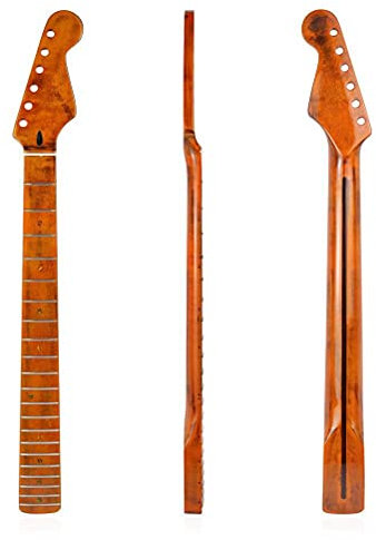 BTSEURY 22 Bünde E-Gitarre Hals Ahorn Gitarre Hals Griffbrett kompatibel ST E-Gitarre