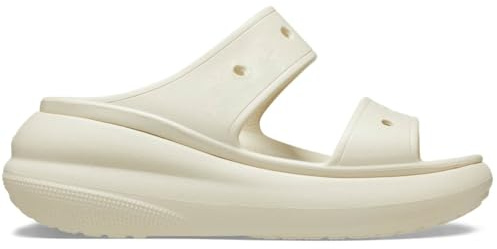 Crocs Unisex Adult Sandal, Crush Sandal, Bone, 4 UK Men, 5 UK Women