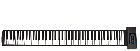 Roll-Up-Piano, 88 Tasten, Faltbares, Tragbares Roll-Piano, Umweltfreundliche Silikon-Tastatur für Computer-Tablets