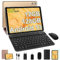 SEBBE Tablette 10 Pouces Android 13 Tablette 12 Go RAM+128 Go ROM (TF 1 to), Tablette Tactile avec Processeur Octa-Core 2.0 GHz, 5G WiFi丨5+8MP丨6000mAh丨Bluetooth 丨Certifié GMS丨2 en 1 Tablette - Or