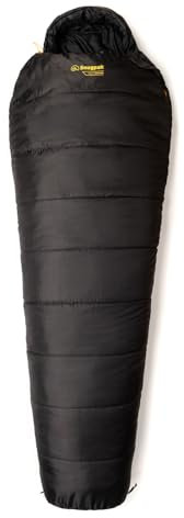 Snugpak 98140 Basecamp Sleeper Extreme Schlafsack Onyx Schwarz, Reißverschluss Links
