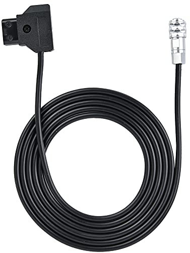 D Tap to 4K 6K Pro Power Cable for Blackmagic Cinema Camera 4K and Gold Mount V Mount Battery Power Cable Monitor (1.5M)