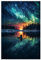 Puzzle für Erwachsene, 1000 Teile, aus Holz, für Menschen, die auf dem zugefrorenen See unter der Aurora Borealis Angeln (A ; 1000)