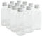 20 PCS Mini 80 ml transparent bouteille en plastique avec bouchon à vis en aluminium petit pot cosmétique conteneur sac de voyage vide bouteille rechargeable pot