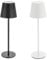 HAC24 XL Metall Akku Tischleuchte mit Touchfunktion 3 Weisstöne Dimmbar Nachttischlampe Schreibtischlampe (Weiß)