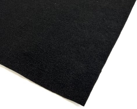 Car Specials Superior Carpet schwarz - selbstklebender Auto Bezugsstoff Bespannstoff Camper Wohnmobil Innenausbau Innenraumverkleidung Car Hifi (1,40m x 1m)