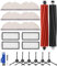 SOBEAU Kit Accessori per Roborock Q5 Pro/Q5 Pro+/Q8 Max/Q8 Max+ Aspirapolvere, Ricambi-2 Spazzole Principali, 4 Filtri HEPA, 6 Panni Mop, 6 Spazzole Laterali