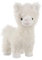Apricot Lamb Clever Alpaka Plüschtiere für Kinder, weiche niedliche Kuscheltier für Baby Mädchen und Jungen, Flauschige Clever Alpaka Weiß 23 cm