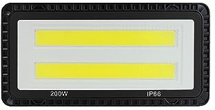 MEIVIYA Proyector LED para exteriores 200W 150W 100W LED Luz de inundación IP65 impermeable al aire libre Reflector reflector calle pared lámparas de paisaje(5500-7000K_200W)