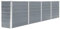 Myheimly Hochbeet 320 x 40 x 77 cm Verzinkter Stahl Gartenbeet Pflanzbeet Frühbeet Grau