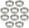 eMagTech 10 Stück 6701ZZ Stahl-Doppelmetall-Kugellager mit Dichtung 12 Mm Innendurchmesser 18 Mm Außendurchmesser 4 Mm Dicke 12 X 18 X 4 Mm Doppelt Metallgeschirmt