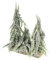 Mini albero di Natale artificiale ghiacciato e innevato su piedi in legno, piccolo albero di Natale, decorazione da tavolo, albero artificiale, piccolo albero di Natale bianco, decorazione natalizia,