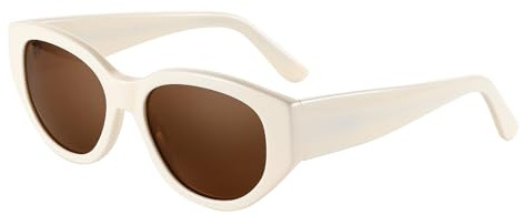 ZENOTTIC Lunettes De Soleil Polarisées Pour Femmes Tendance : Lunettes De Soleil Classiques Avec Monture Cat-Eye - Lunettes Rétro Et Mignonnes Avec Protection UV400