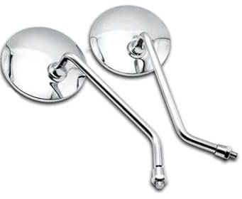 Lenkerendenspiegel Für XS650 Für XSR 700 900 Für Royal Für Enfield Für Interceptor 650 Motorrad-Rückspiegel ABS Rundspiegel 8 10MM Motorrad Spiegel