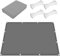 Toldo Vela de Sombra 4 x 6 m Protección Rayos UV Resistente Toldo Impermeable Bloquear UV, Resistente, con Cuerda para Exteriores, Pergola, Jardín, Gris Claro