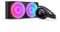 NZXT Kraken Plus 240 RGB – AIO CPU Liquid Cooler – 240mm Radiator – F240 RGB Core Single Frame Fan – Customizable 1.54 Square LCD – AMD® AM5, AM4 – Intel® LGA 1851/1700, 1200/115X – Black