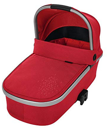Maxi-Cosi Oria Babywanne, groß, bequem und federleichter Kinderwagenaufsatz, geeignet für Maxi-Cosi-Kinderwagen/Buggys, nutzbar ab der Geburt - 6 Monate, (ca. 0-9 kg), vivid red (rot)