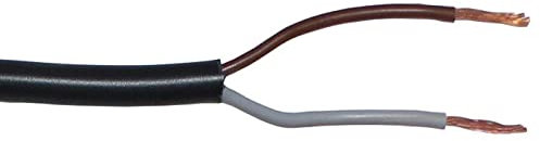 Lumonic 100m FLRYY Fahrzeugkabel 2 adrig I Fahrzeugleitung mit Kabelquerschnitt 2x 0,75mm² I Kabel Anhänger 2 polig, Anhängerkabel mehradrig