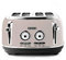 Haden Jersey Putty Retro 4 Slice Toaster - 4 Slot Toaster with Dual Control & Adjustable Browning - Stainless Steel Housing - Essential Kitchen Appliance