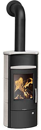 Kaminofen ORANIER Pori 5 (5,0 kW) Keramik Freddo Schwarz
