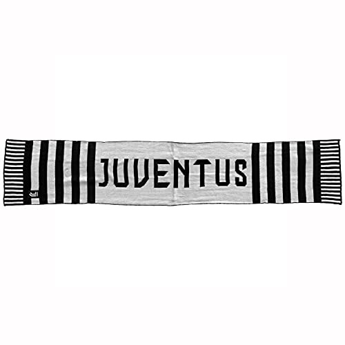 JUVIR|#JUVENTUS FC Jacquard Schal mit Logo Jacquard, Herren, Schwarz, L