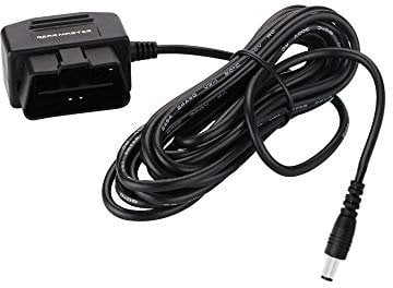 REARMASTER Universal OBD Power Cable for Dash Camera,24 hours Surveillance with mode switch button (DC)