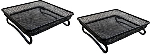 Selections Metal Ground Wild Garden Bird Feeder Seed & Nut Tray (Pack of 2)