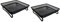 Metal Ground Wild Garden Bird Feeder Seed & Nut Tray (Pack of 2)