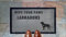Artisan Kiss Grey Nylon Door Floor Mat Anti Slip Backing 70x40cm Gifts Presents Wedding Novelty (70 x 40 cm, Wipe Your Paws Labradors)