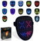 MOYACA LED-Maske mit Gestenerkennung, LED-beleuchtete Gesichtstransformationsmaske für Kostüm, Cosplay, Party, Maskerade Drinnen und draußen