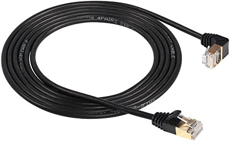 SinLoon Cable Ethernet RJ45 Cat8, cable de red Cat8 de alta velocidad macho a macho a macho, 40 Gbps, 2000 MHz, cable de conexión SFTP para router, módem, servidor, etc