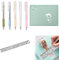 Carta Penna Taglierina,Penna Taglierina,Artigianale Coltello Intaglio Manuale Penna,Utensili Da Taglio Artigianali,Paper Cutter Pen,con 1 Tappetino da Taglio e 1 Righello in Acciaio,per Arte,Intaglio