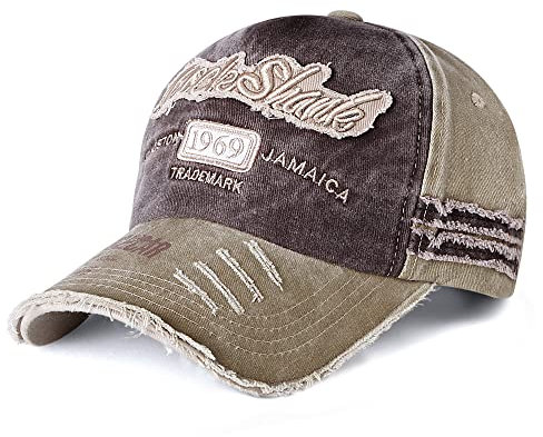 Eoslya Baseballkappe Herren – Vintage Baseball Cap, Verwaschene Retro Dad Cap aus Baumwolle, Sport-für Outdoor-Aktivitäten