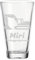 LUXENTU Kinderbecher Trinkglas mit Gravur, 300 ml, Wasserglas Kinderglas mit Baustellen-Motiv & personalisierter Namensgravur für Kinder, Spülmaschinengeeignet, Bagger