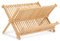 TIENDA EURASIA – Escurreplatos de Bambú, 31,5 x 42 x 32 cm, Plegable y Resistente, Escurridor de Platos de Madera, Sujeción Segura, para Fregadero y Cocina