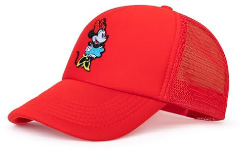 Disney Trucker-Mütze für Erwachsene, Minnie Mouse Mesh Snapback Baseball Cap