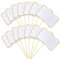 Food Labels for Buffet, 56Pcs Party Food Flags for Buffets to Write on Blank Buffet Labels for Cupcake Toppers Party Decorations
