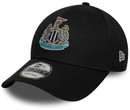 New Era Newcastle United Sport Cap Herren & Damen Schwarz One Size | Offiziell lizenzierte Unisex Kappe, verstellbar, 100 % Baumwolle, mit hochwertigem Logo, perfekt für Fans, optimale Passform