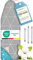 smart&gentle Housse de Planche à Repasser Super Softer 110x30, Fer à Vapeur, 50% Plus Rapide, réflexion Haute Vitesse, Made in Europe, 5 Tailles, M pour 108-115 x 30-35 cm