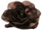 Broche Fleur 11cm Marron