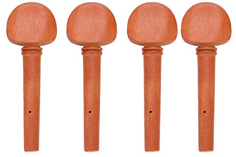 Piroli per Violino 4/4 in Legno di Giuggiola, Set da 4 Pezzi di Ricambio
